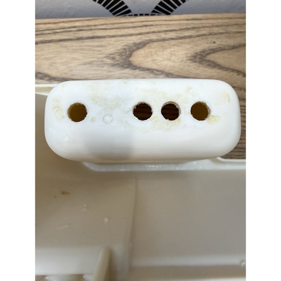 Vintage Rubbermaid 6054 Space Saver Drainer Dish Dry Rack Plastic Almond Beige - Picture 7 of 12